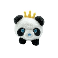 Porte-clés en peluche panda personnalisé avec rembourrage en coton PP, adorable mini poupée en peluche, taille 31cm-50cm