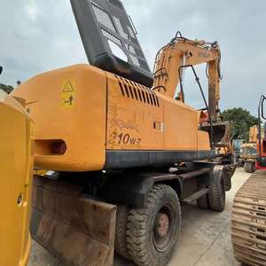 Excavadora de ruedas Hyundai 210W-7 usada de alta calidad, engranaje de bomba Cummins, alto rendimiento, 220-7, maquinaria de construcción de 22 toneladas, Corea - Product Image 2