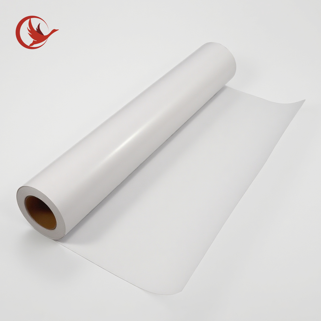 High Tack Self Adhesive Soft PVC Vinyl Eco-solvent Waterproof Removable Tear-resistant Advertising Roll Film 50m Glossy/Matte