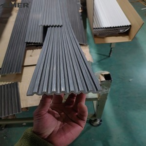 Panneau mural 3D en <span class=keywords><strong>bois</strong></span> rainuré Amer pour <span class=keywords><strong>décoration</strong></span> intérieure, panneau mural en PS - Product Image 2