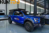 Huntoo - Tienda de Campaña Ligera Personalizada para Camioneta, Desplegable, para Camionetas con Plataforma Plana, Caja de Campamento para Jeep Gladiator