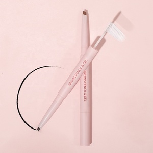 Wholesale 2-in-1 Eyebrow Pencil Brow Lift Gel Double Ended Vegan Waterproof Long Lasting Tint Brow Styling Private Label Custom - Product Image 1