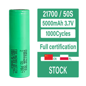 Korea Original Inr21700 50S Zylindrische Festkörperbatterie 3,7V 5000mAh 1000 Zyklen LiCoO2-Kathode Taschenlampen-E-Bike-Akku - Product Image 1