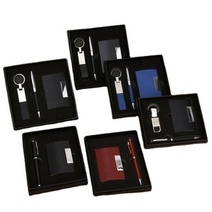 Executive <b>Gift</b> <b>Set</b>: Custom Keychains, Business Card Holder & Pen - Perfect Corporate Giveaway - Product Image 2