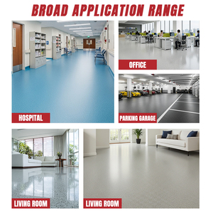 Revêtement de sol autolissant en époxy coloré durable, peinture époxy pour sols en béton, pour sous-sol, garage et sols en béton - Product Image 2