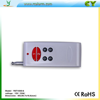 Control Remoto YET1000 con Código Variable HCS301, Múltiples Botones y Soporte, 433mhz, para Interruptor de Puerta Automática