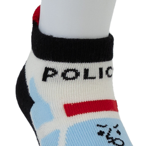 Chaussettes en coton de dessin animé de voiture d'équipage élevé pour petits garçons tricotées avec le logo à la manchette pour la saison de printemps - Product Image 3