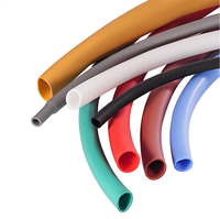 Tube thermorétractable en silicone, résistant aux hautes températures, épaissi, souple, coloré, isolant, en caoutchouc, 1kV, rapport 2:1
