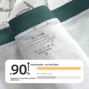Boxer da Uomo in Cotone e Seta di Gelso, Antibatterici, Traspiranti e Delicati sulla Pelle, ODM - Product Image 4