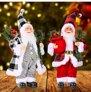 Christmas Decorations Santa Claus Ornaments Standing Posture Christmas Gift Backpack Old Man Home Table Decoration - Product Image 5