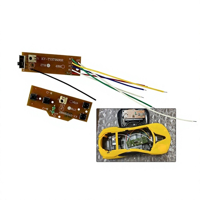 KY Customized 4CH Remote Control Car Toy PCBA Board 27MHz Transmitter Receiver PCB OEM Manufacturer