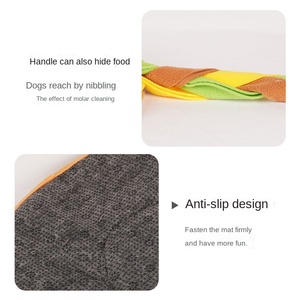 Yeni Sniff Pad Köpek Oyuncağı Polar Kumaş Makinede Yıkanabilir Yavaş Besleme Evcil Hayvan Ödül Maması Lolipop Stres Giderici Oyun Malzemeleri - Product Image 4