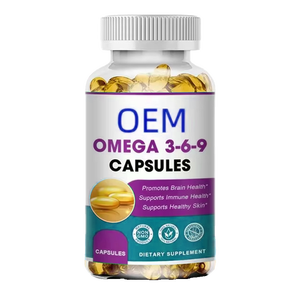 Compléments alimentaires en gélules molles pour la santé du cerveau et des yeux, marque privée OEM, santé cardiaque, huile de poisson oméga <span class=keywords><strong>3</strong></span>, DHA EPA personnalisé pour adultes - Product Image 1