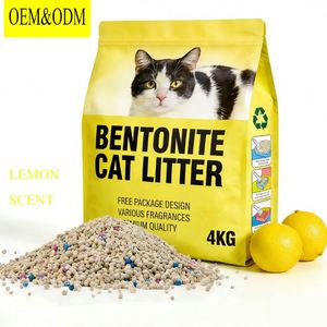 Venta al por mayor de fábrica: Compra a granel 4KG de arena aglomerante de bentonita de sodio en forma de bola, altamente absorbente para gatos. - Product Image 1