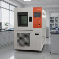 Cámara de Prueba de Humedad Constante, Color Naranja Blanco, Programable, Equipo de Laboratorio de Estabilidad Climática
