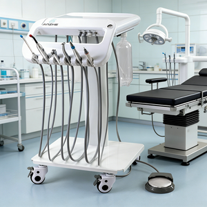 Unité mobile de traitement dentaire vétérinaire directe usine avec détartreur intégré et lampe de photopolymérisation |   Équipement de clinique vétérinaire tout-en-un - Product Image 6