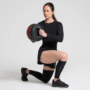 2026 New Quick Dry Full Sleeve Women's Sport <b>Compression</b> T-shirt-Tight Fit Round Neck Solid Pattern Spandex/Polyester Material - Product Image 4