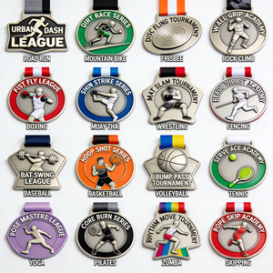 Craft Souvenirs Novelty Assorted Patterns Personalized Smooth <strong>Zinc</strong> <strong>Alloy</strong> <strong>Material</strong> Marathon <strong>Medals</strong> Custom Spinning <strong>Medal</strong> - Product Image 5