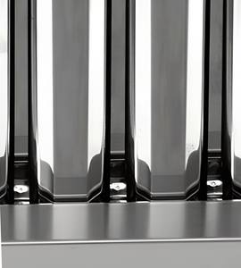 TECHO MODULAR EQUILIBRADO CUBICA: La mejor campana italiana de acero inoxidable con diseño de calidad del aire para cocinas profesionales de hoteles y restaurantes - Product Image 2