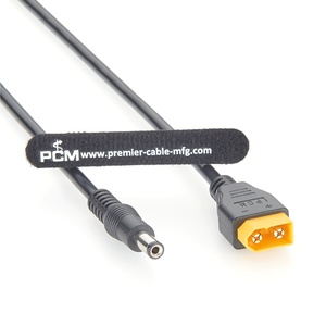 Cavo Amass XT60 Maschio a DC 5.5x2.1mm 18AWG, Cavo di Alimentazione da <span class=keywords><strong>Batteria</strong></span> a DC per LED, Router, Pannello Solare, Occhiali FPV, Sistema di Ricarica <span class=keywords><strong>Auto</strong></span> - Product Image 2