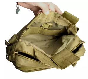 DFB0922 Bolsas Tácticas para Deportes al Aire Libre, Pesca, Ciclismo, Senderismo, con Correas Molle y Cierre de Velcro - Product Image 3