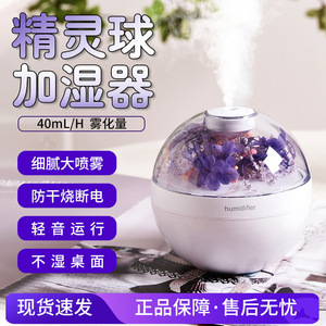Ultrasonic <b>Humidifier</b> With Led Night Light Mini Desk Aromatherapy Diffuser For Bedroom Portable Usb Powered Less Than 0.5L - Product Image 3