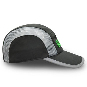 Casquette de course personnalisée avec logo, respirante, réglable, avec sangles réfléchissantes pour le cyclisme - Product Image 5