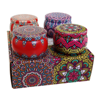 Ensemble cadeau de bougies parfumées pour la maison, le massage et le spa, bougie en cire de soja 100%, boîte de voyage portable