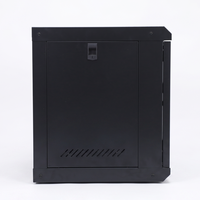 Armoire réseau murale 9U 19 pouces 530x400mm avec porte en acier verrouillable pour CCTV, commutateur, routeur, NVR, DVR