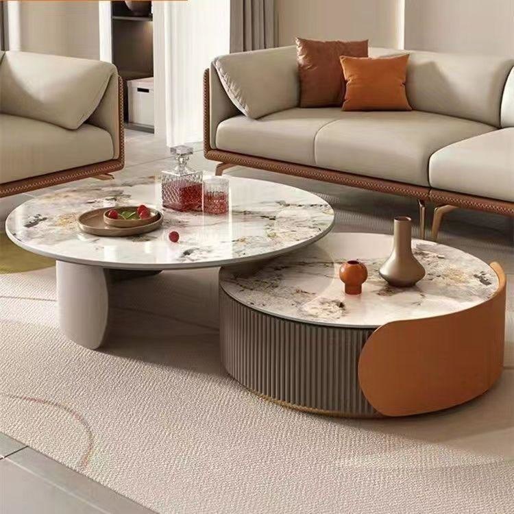 Light Luxury Fashioned Coffee Table Round