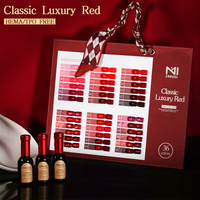 ZRKGEL – Kit de vernis gel classique rouge 36 couleurs, best-seller, sans TPO ni HEMA, haute pigmentation, pour salon de manucure, collection automne-hiver