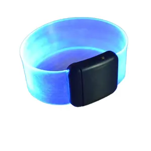 Logo Kustom Magnet Gelang LED Produsen Magnet TPU Glow LED Gelang