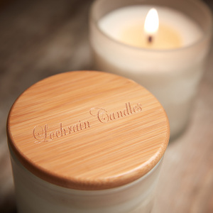 Ensemble cadeau de bougies en cire de soja avec logo personnalisé, pot en verre écologique, bougie parfumée en cire de soja - Product Image 5