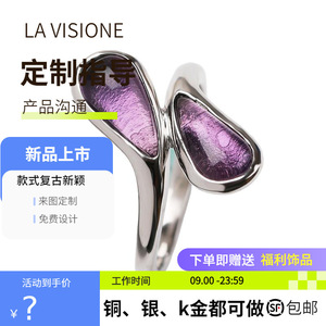 Voir le lien pour les bijoux vintage en argent 925 personnalisés avec cristaux de strass, artisanat italien naturel, mode simple pour femmes - Product Image 5