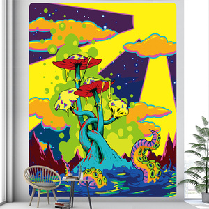 Psychedelic Witchcraft Art <strong>Cheap</strong> Hippie <strong>Tapestries</strong> Wall Cloth Carpet Bed Cover Boho Home Decor <strong>Tapestry</strong>