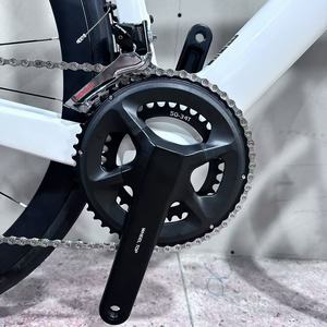 Vélo de route en fibre de carbone T800, design aérodynamique, freins à disque hydrauliques, vélo de course 700C pour adultes, entraînement de triathlon - Product Image 5