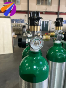 NETC 3,5L 200bar Aluminium-Sauerstofftanks für Krankenwagen Tragbarer Haushalts-Sauerstoffzylinder mit Integriertem Ventil - Product Image 6