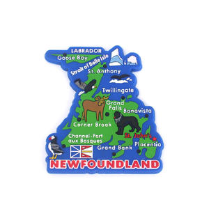 Imán de Refrigerador de Goma Suave de PVC Personalizado, Mapa de Florida, Regalo de Recuerdo en 3D - Product Image 3