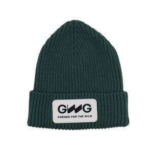 Bonnet de ski tricoté souple à revers, avec logo personnalisé en patch de caoutchouc, bonnet d'hiver doux et élastique, vente en gros - Product Image 2