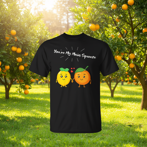 Camiseta You're My Main Squeeze Orange Lemon para vegetarianos y veganos - Product Image 3