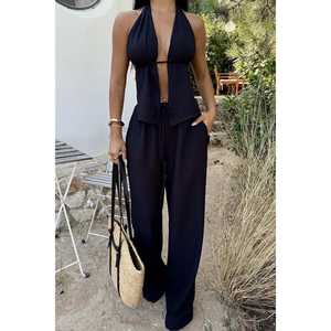 ชุดสูทลำลองสีดำสำหรับสาวออฟฟิศ รุ่นลอเรนซ่า ตกแต่งจีบและกระดุม - Product Image 5