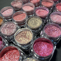Pigmen Eyeshadow Glitter Diamond Seri Super Sparkle Pink, Tahan Air, Halus Tipis, Tahan Lama, Highlighter Powder