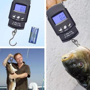 Digital Hanging <b>Scale</b> with Cast Aluminum Case Handheld <b>Mini</b> Crane Weight with Hook for Farm Hunting Fishing Outdoor - Product Image 4