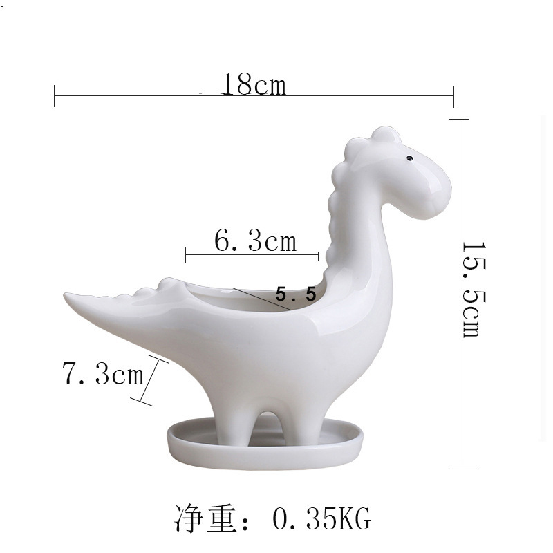Dragón herbívoro blanco (excluyendo plantas)