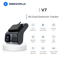 Caméra embarquée GPS avec système de suivi en direct à double objectif et enregistreur vidéo 4G DVR à API ouverte pour voiture