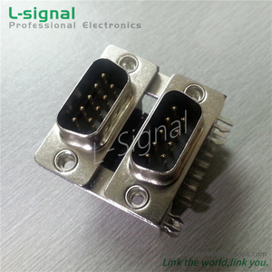 <span class=keywords><strong>Double</strong></span> Deck <span class=keywords><strong>D</strong></span> <span class=keywords><strong>Sub</strong></span> 9 Pin COM Nam Cắm Kết Nối Cho Máy Tính - Product Image 2