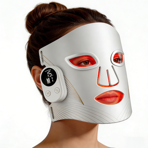 2026 Wireless LED Face Mask Red Light Therapy Mask for Face Infrared Silicone Facial Mask for Skincare Wholesale