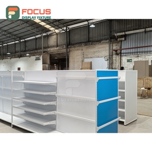 Étagère murale multi-niveaux pour présentation de perruques, présentoir pour extensions de cheveux, unité d'exposition pour magasin de coiffure - Product Image 1