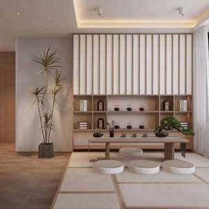 Juego de Muebles de Madera Personalizables para Sala de Estar, Mueble para TV y Mueble de Almacenamiento para Uso en el Hogar y en Villas - Product Image 3