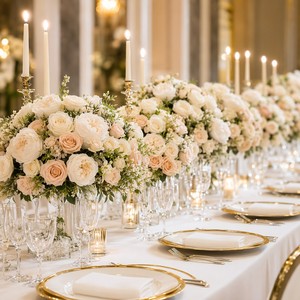 Bouquet de pivoines artificielles rose poussière en soie pour <span class=keywords><strong>d</strong></span>écoration de mariage, centre de table, fausses fleurs vintage en gros - Product Image 4